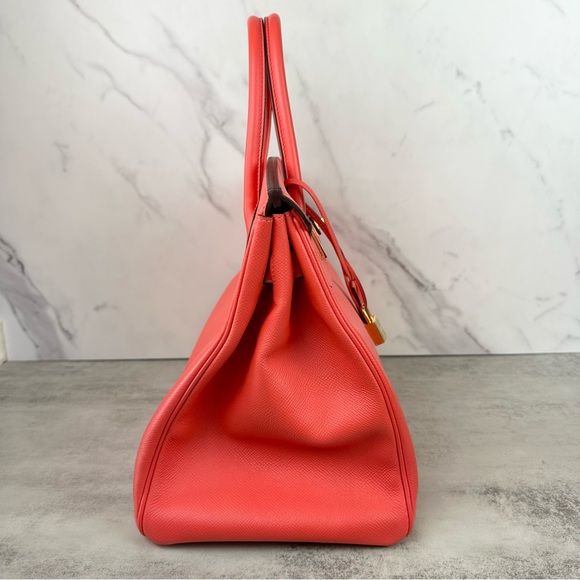 Hermès Rose Jaipur Epsom Birkin 35 - Picture 3 of 16